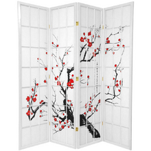 4 Panel Cherry Blossom Room Divider Screen